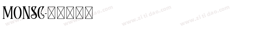 MONSC字体转换