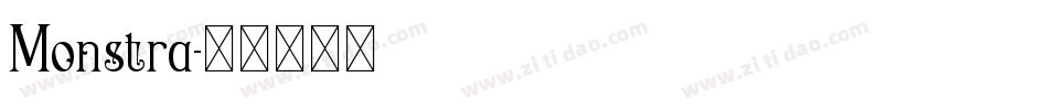Monstra字体转换