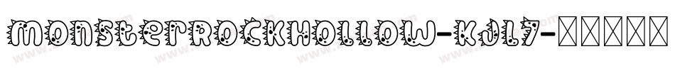 MonsterRockHollow-KjL7字体转换