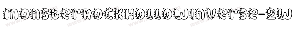 MonsterRockHollowInverse-2wpv字体转换 MonsterRockHollowInverse-2wpv字体转换