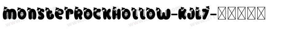 MonsterRockHollow-KjL7字体转换
