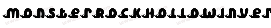 MonsterRockHollowInverse-2wpv字体转换 MonsterRockHollowInverse-2wpv字体转换