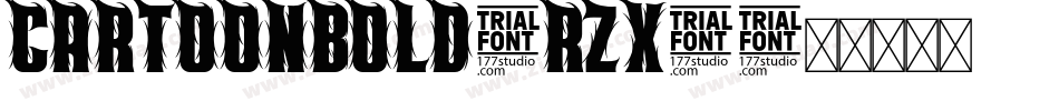 CartoonBold-Rzx6字体转换