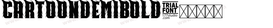 CartoonDemiBold字体转换