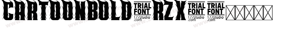 CartoonBold-Rzx6字体转换