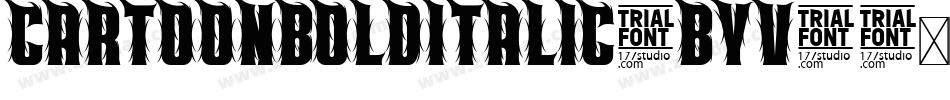 CartoonBoldItalic-ByV8字体转换