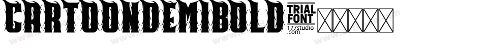 CartoonDemiBold字体转换