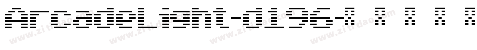 ArcadeLight-d196字体转换
