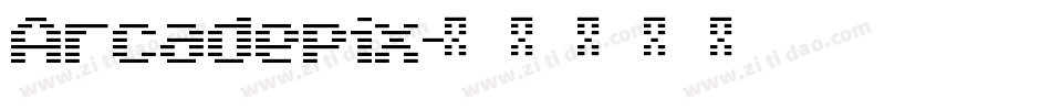 Arcadepix字体转换