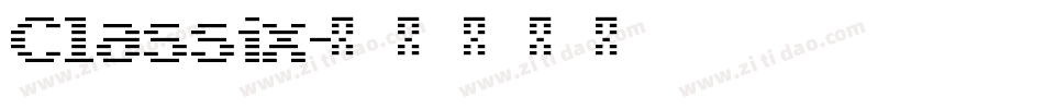 Classix字体转换
