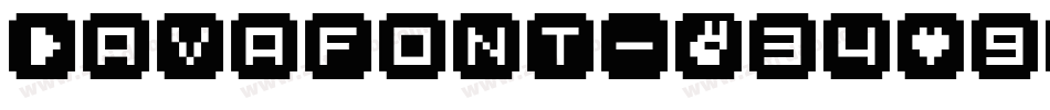 Javafont-X34A9字体转换