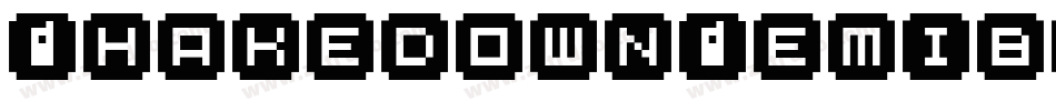 ShakedownSemibold-47A9字体转换