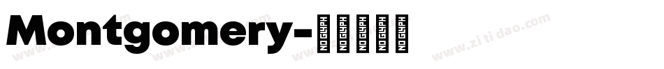 Montgomery字体转换