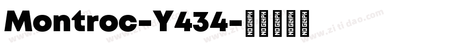 Montroc-Y434字体转换