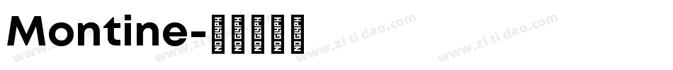 Montine字体转换
