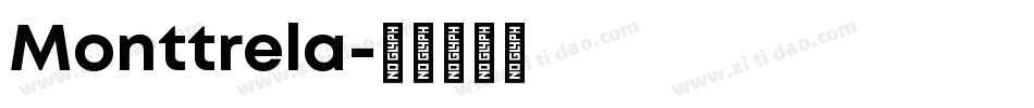Monttrela字体转换