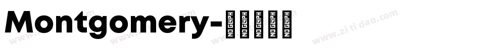 Montgomery字体转换