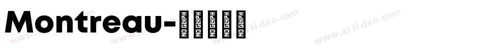 Montreau字体转换