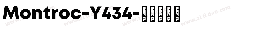 Montroc-Y434字体转换