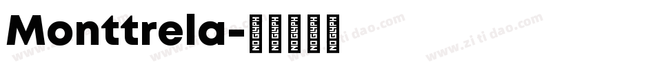 Monttrela字体转换