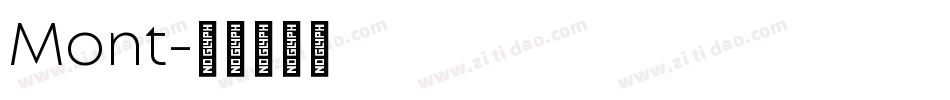 Mont字体转换