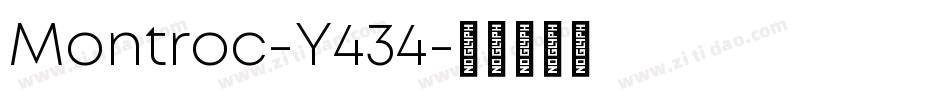Montroc-Y434字体转换