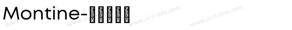 Montine字体转换