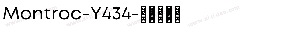 Montroc-Y434字体转换
