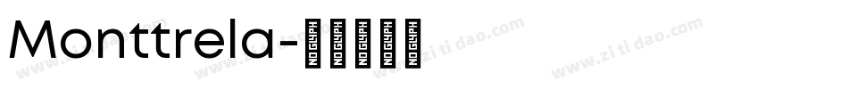 Monttrela字体转换
