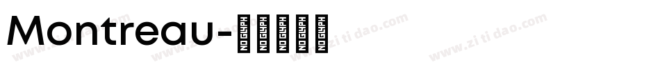 Montreau字体转换