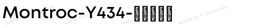 Montroc-Y434字体转换