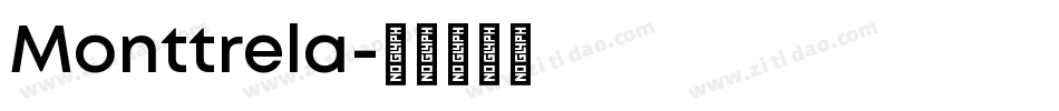 Monttrela字体转换