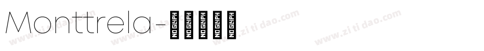 Monttrela字体转换