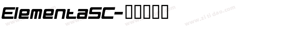 ElementaSC字体转换