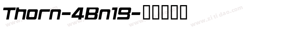 Thorn-4Bn19字体转换