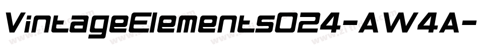 VintageElements024-AW4A字体转换