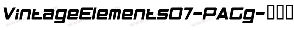VintageElements07-PAGg字体转换