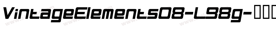 VintageElements08-L98g字体转换