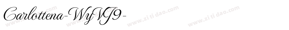 Carlottena-WyVJ9字体转换