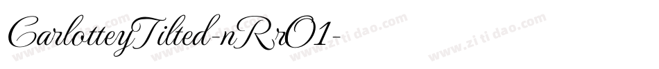 CarlotteyTilted-nRrO1字体转换