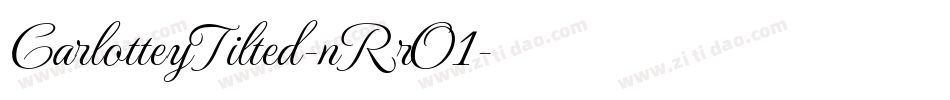 CarlotteyTilted-nRrO1字体转换