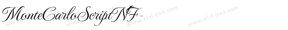 MonteCarloScriptNF字体转换