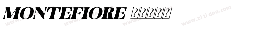 Montefiore字体转换