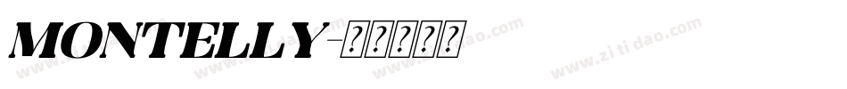 Montelly字体转换