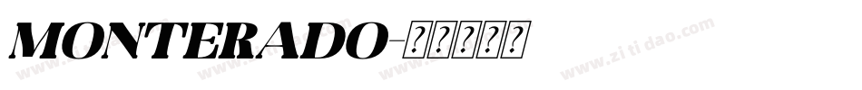 Monterado字体转换