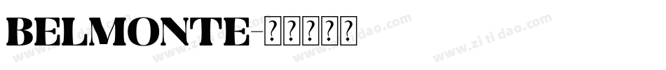 Belmonte字体转换