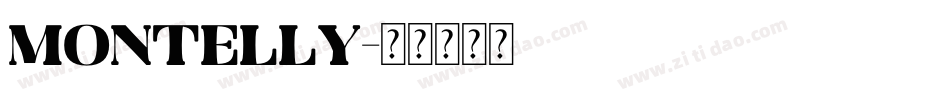 Montelly字体转换