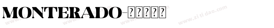 Monterado字体转换