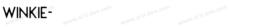 Winkie字体转换