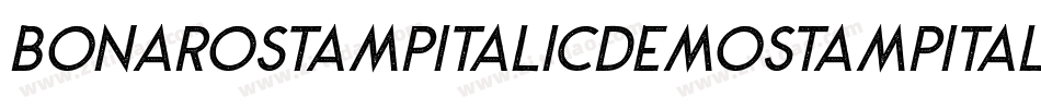 BonaroStampItalicDemoStampItalic-Wyp6G字体转换